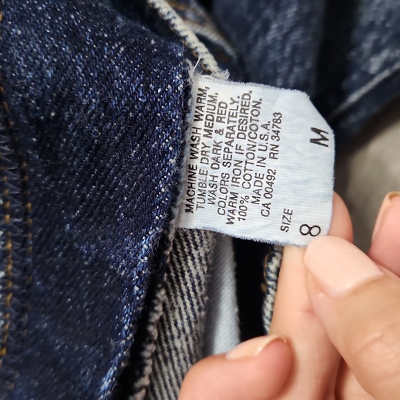 RARE!! Vintage Lee Riders Dark Acid Wash High Rise Tapered Leg Baggy "Mom" Jeans - Picture 8 of 14